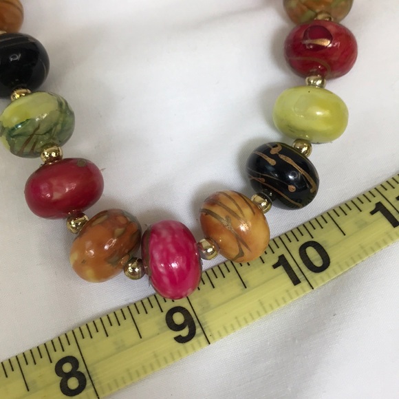 Bohemian Style Lot of 3 Necklaces Wood & Beads - Picture 5 of 9